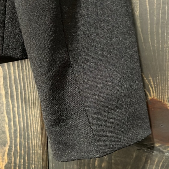 Moda International Blazer 6 Black Bowtie Pockets Vintage Y2K 90s Office Coquette - Picture 6 of 10